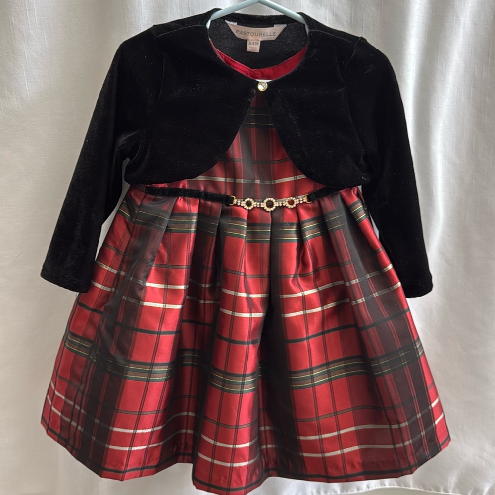 2/$25. Special  occasion dress (3 pieces), Size 24 months.
